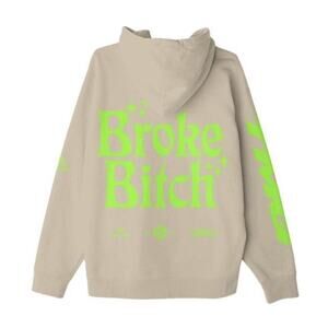 Tiny Meat Gang TMG Broke B Oversized Hoodie Merch Sz S